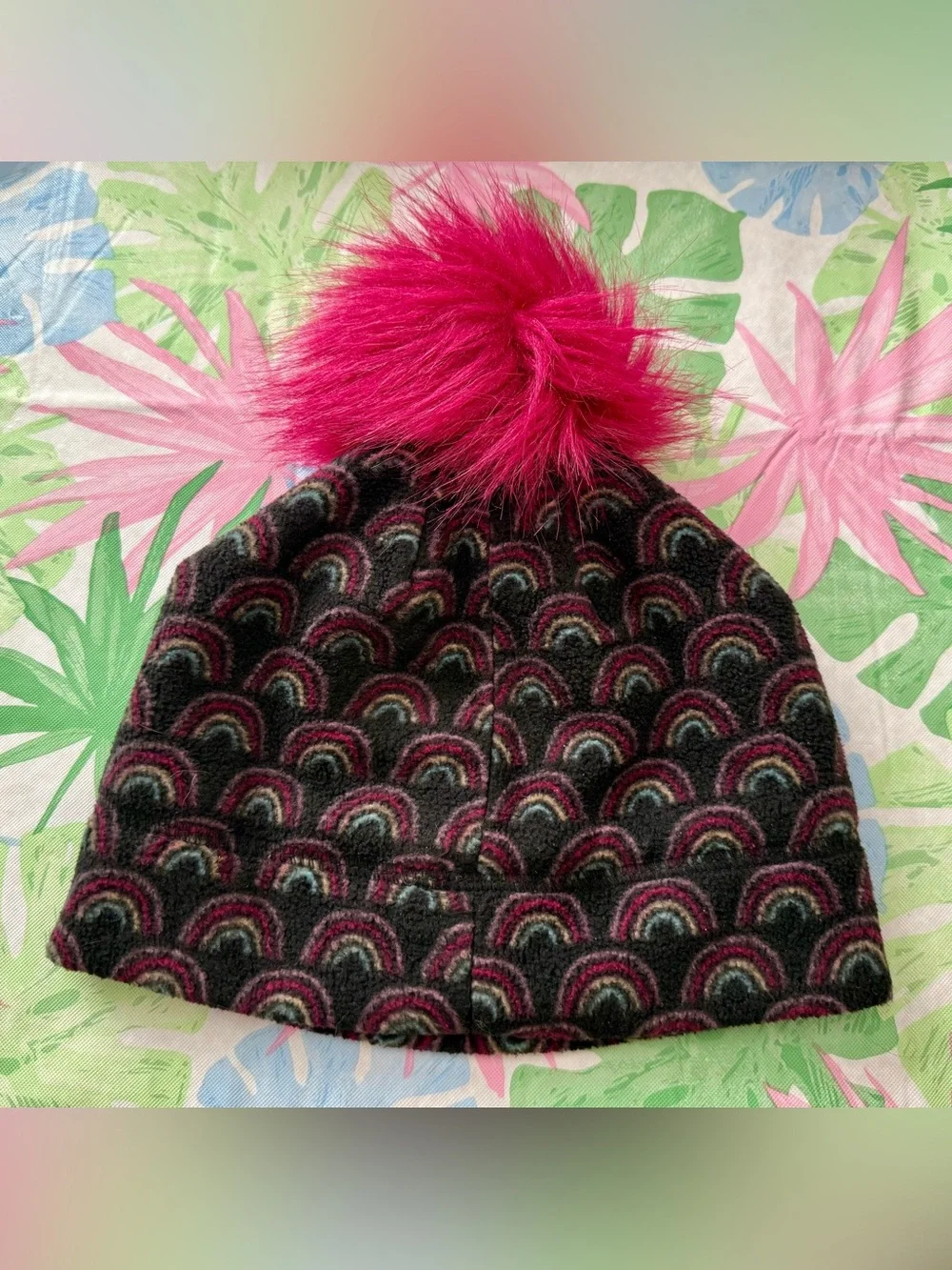 Girl’s Wonder Nation Microfleece Beanie Hat One Size